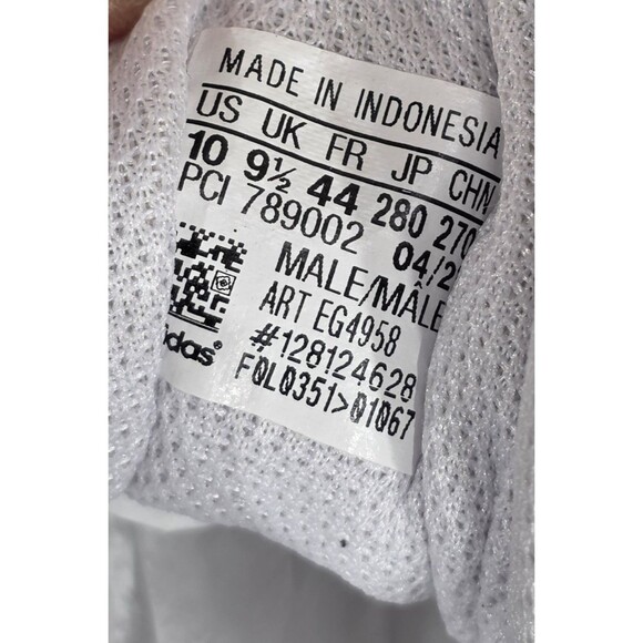 Adidas Originals Superstar Shoes 3-Stripes Sneakers White/Black EG4958 | US 10 - Picture 3 of 10